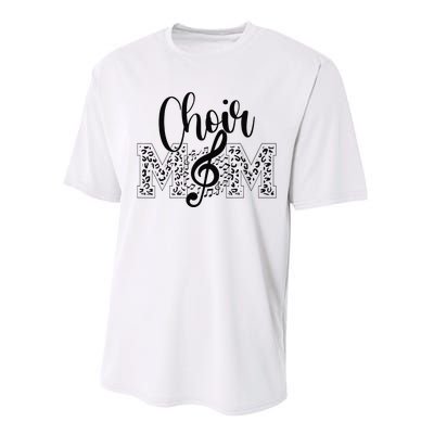 Leopard Choir Mom Choir Mama Choir Mom Gift Performance Sprint T-Shirt