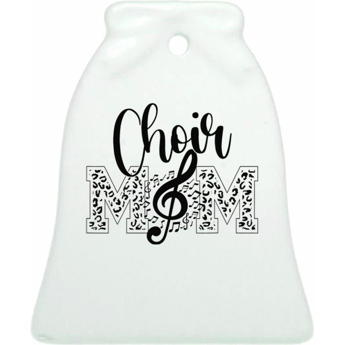 Leopard Choir Mom Choir Mama Choir Mom Gift Ceramic Bell Ornament