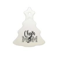 Leopard Choir Mom Choir Mama Choir Mom Gift Ceramic Tree Ornament