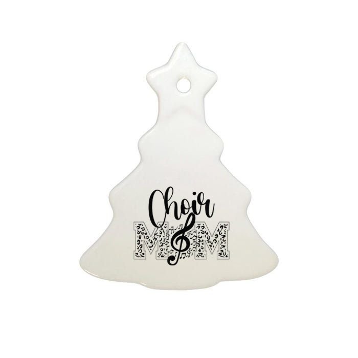 Leopard Choir Mom Choir Mama Choir Mom Gift Ceramic Tree Ornament