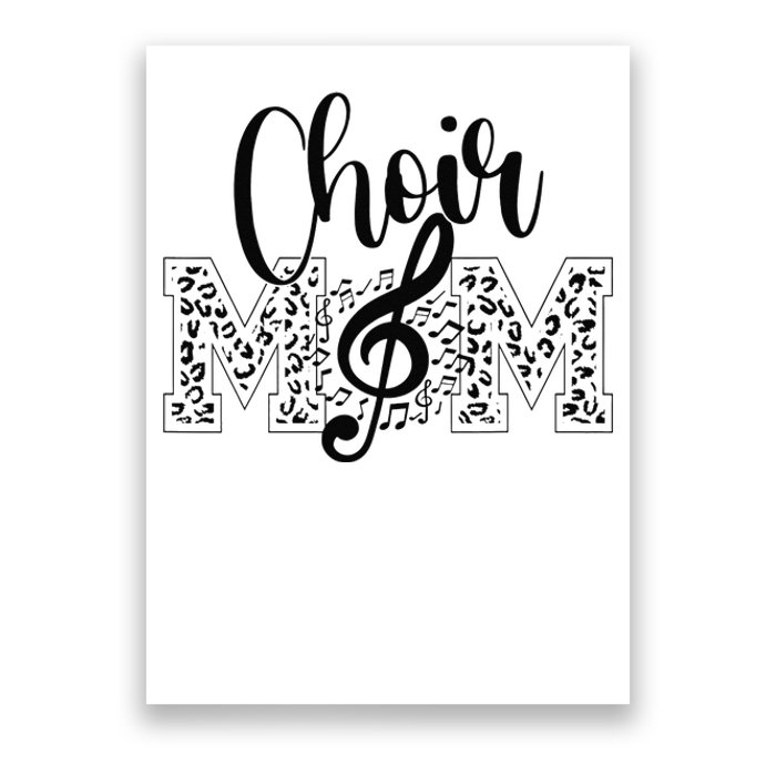 Leopard Choir Mom Choir Mama Choir Mom Gift Poster