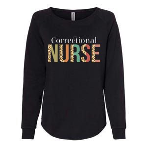 Leopard Correctional Nurse for Student  Womens California Wash Sweatshirt