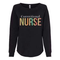 Leopard Correctional Nurse for Student  Womens California Wash Sweatshirt