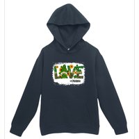 Love CNA Nurse Life Gnome Sunflower Funny St Patrick's Day Urban Pullover Hoodie