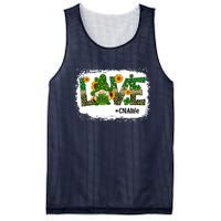 Love CNA Nurse Life Gnome Sunflower Funny St Patrick's Day Mesh Reversible Basketball Jersey Tank