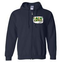 Love CNA Nurse Life Gnome Sunflower Funny St Patrick's Day Full Zip Hoodie