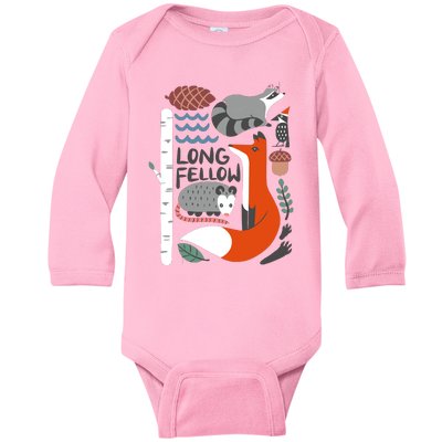 Longfellow Community Nature Baby Long Sleeve Bodysuit