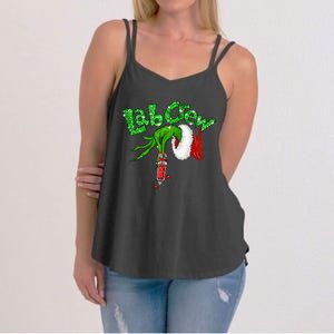 Lab Crew Nurse Merry Christmas Laboratory Xmas Pajamas Funny Women's Strappy Tank