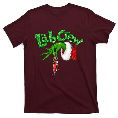 Lab Crew Nurse Merry Christmas Laboratory Xmas Pajamas Funny T-Shirt