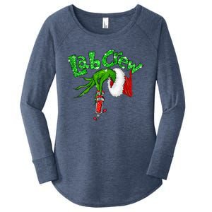 Lab Crew Nurse Merry Christmas Laboratory Xmas Pajamas Funny Women's Perfect Tri Tunic Long Sleeve Shirt