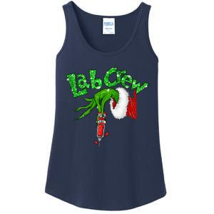 Lab Crew Nurse Merry Christmas Laboratory Xmas Pajamas Funny Ladies Essential Tank