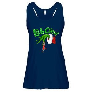 Lab Crew Nurse Merry Christmas Laboratory Xmas Pajamas Funny Ladies Essential Flowy Tank