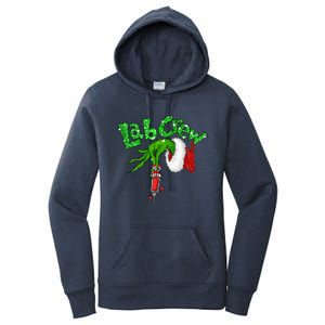 Lab Crew Nurse Merry Christmas Laboratory Xmas Pajamas Funny Women's Pullover Hoodie