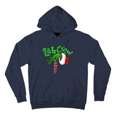 Lab Crew Nurse Merry Christmas Laboratory Xmas Pajamas Funny Tall Hoodie