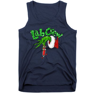 Lab Crew Nurse Merry Christmas Laboratory Xmas Pajamas Funny Tank Top