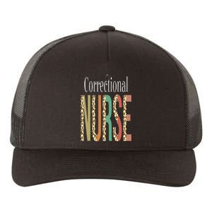 Leopard Correctional Nurse Print For Nursing Student Yupoong Adult 5-Panel Trucker Hat