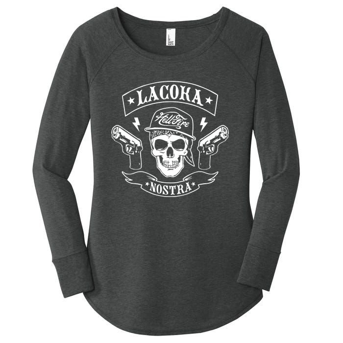 La Coka Nostra Skull Men Women's Perfect Tri Tunic Long Sleeve Shirt