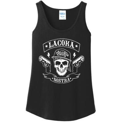 La Coka Nostra Skull Men Ladies Essential Tank