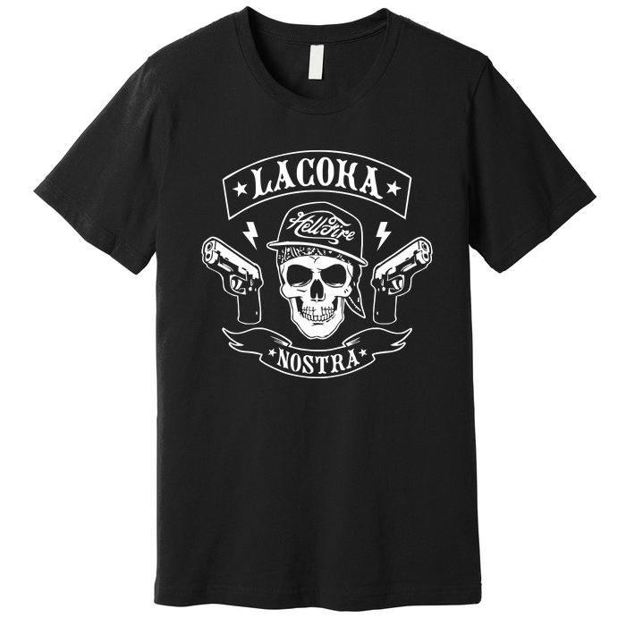 La Coka Nostra Skull Men Premium T-Shirt