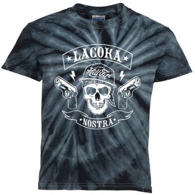 La Coka Nostra Skull Men Kids Tie-Dye T-Shirt