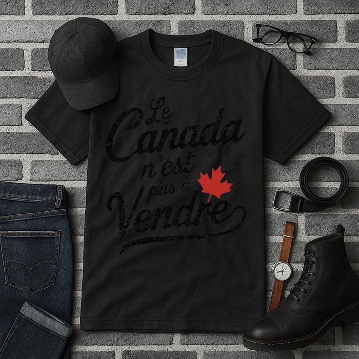Le Canada Nest Pas A Vendre Canada Is Not For Sale Tall T-Shirt