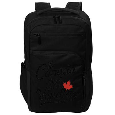 Le Canada Nest Pas A Vendre Canada Is Not For Sale Impact Tech Backpack