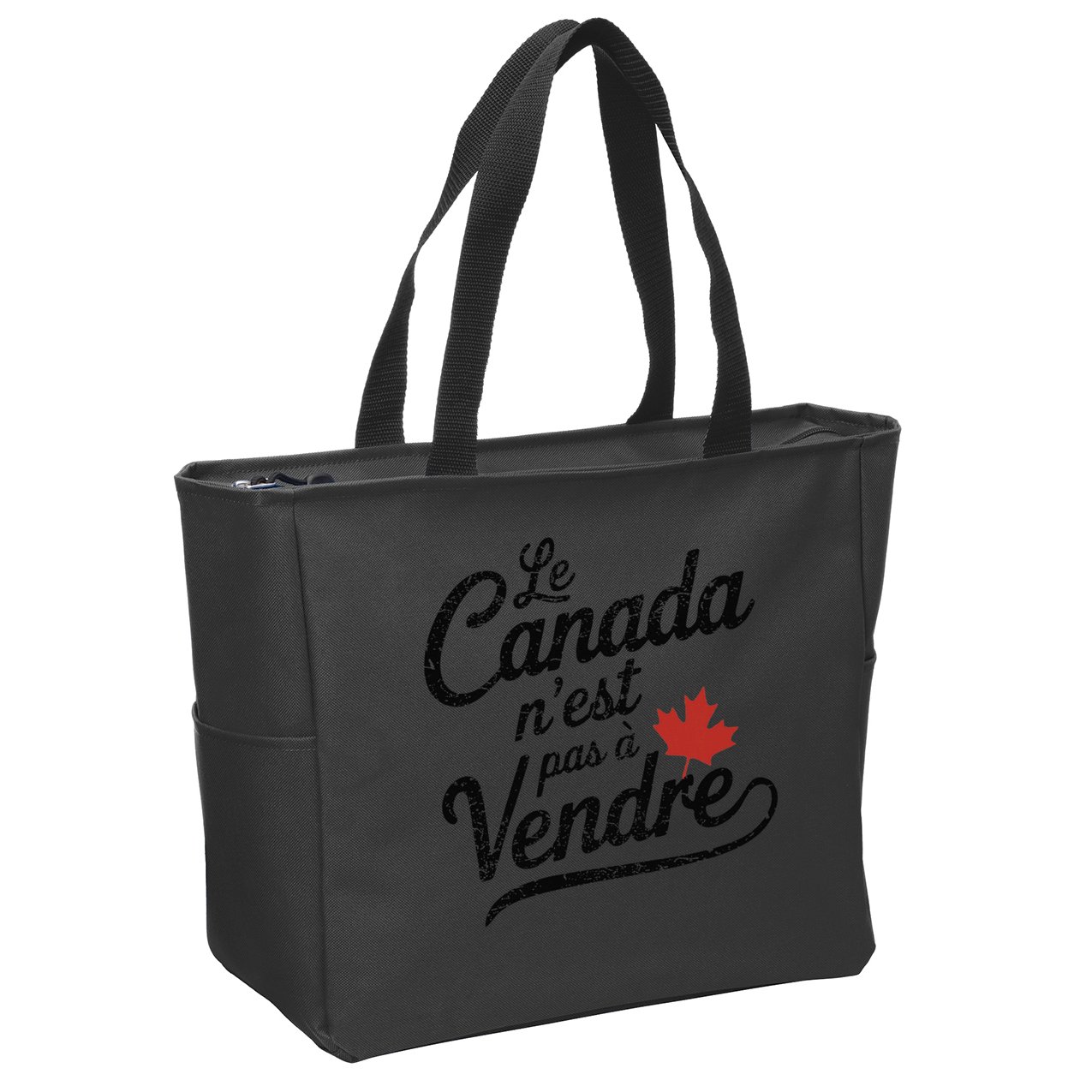 Le Canada Nest Pas A Vendre Canada Is Not For Sale Zip Tote Bag