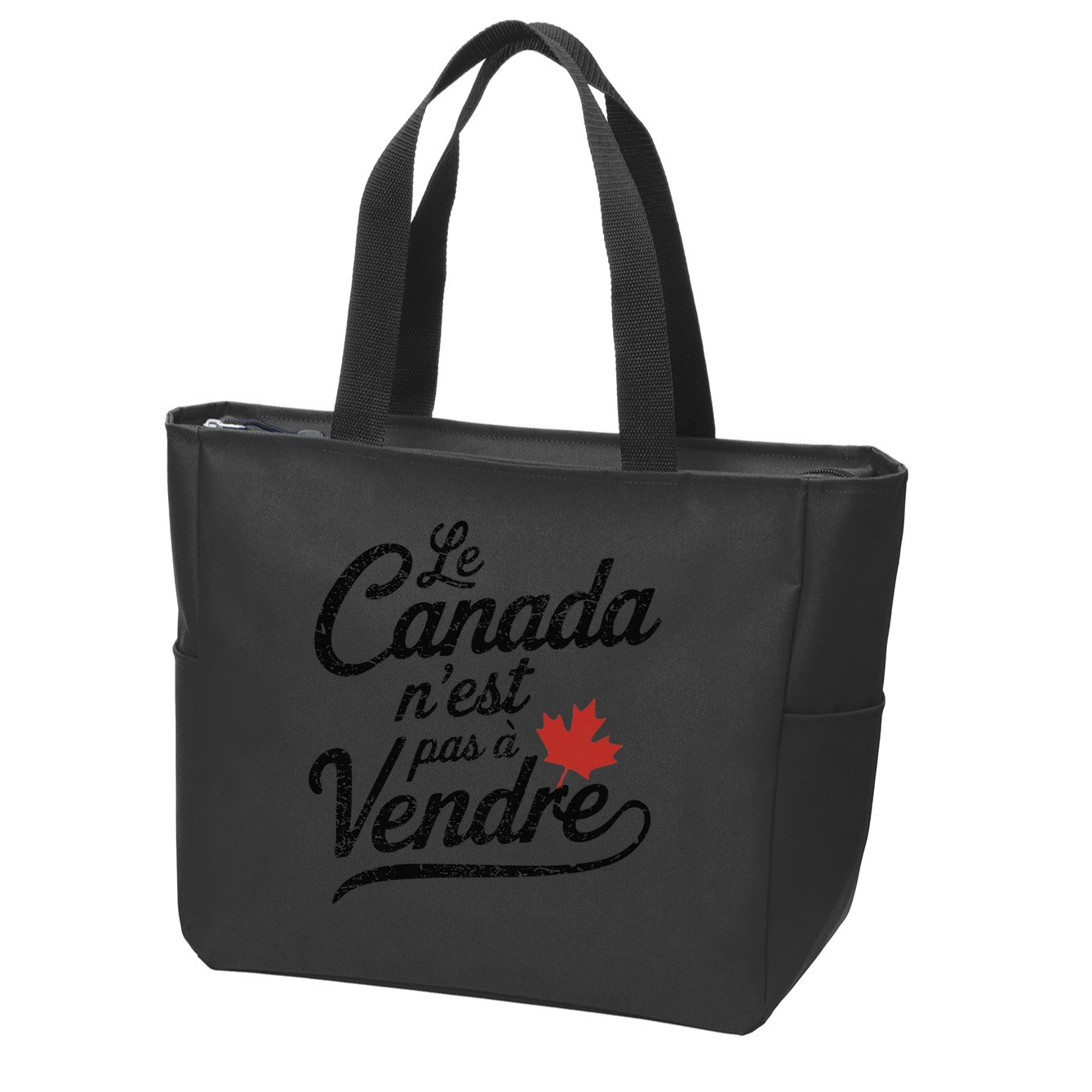 Le Canada Nest Pas A Vendre Canada Is Not For Sale Zip Tote Bag