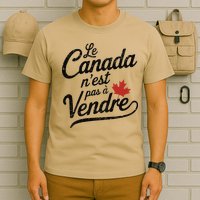 Le Canada Nest Pas A Vendre Canada Is Not For Sale T-Shirt