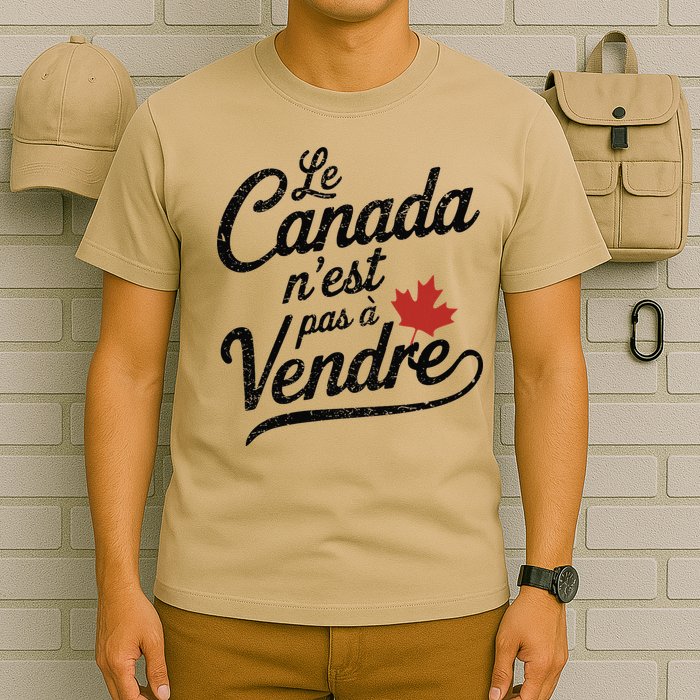 Le Canada Nest Pas A Vendre Canada Is Not For Sale T-Shirt