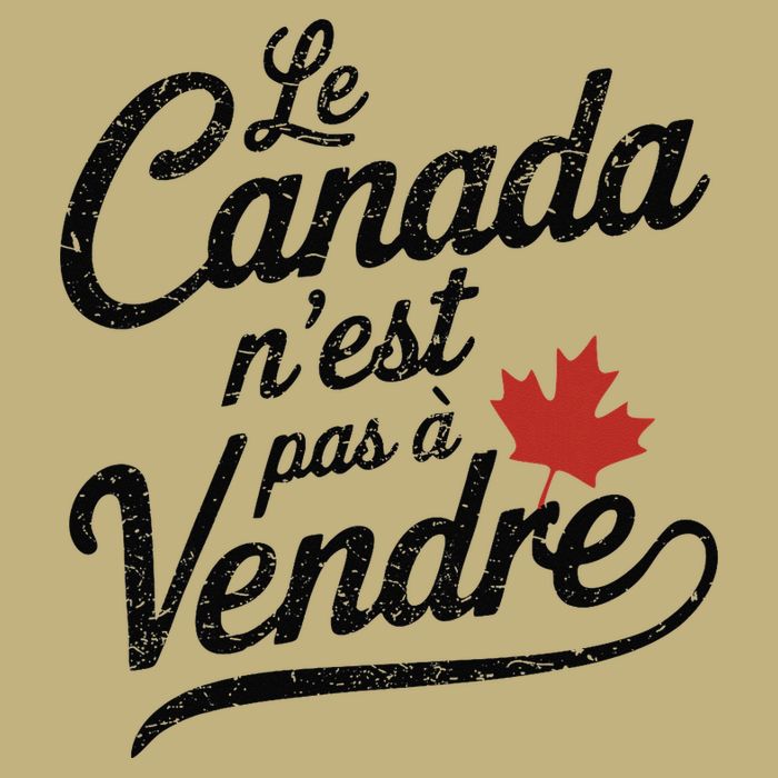 Le Canada Nest Pas A Vendre Canada Is Not For Sale T-Shirt