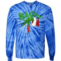 Lab Crew Nurse Merry Christmas Laboratory Xmas Pajamas Tie-Dye Long Sleeve Shirt