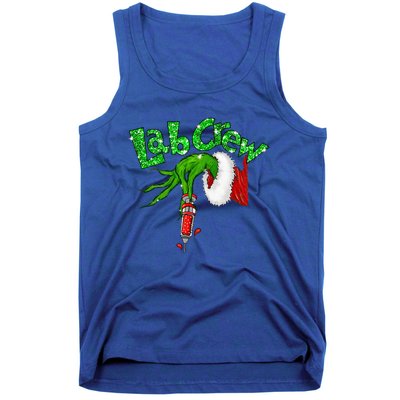 Lab Crew Nurse Merry Christmas Laboratory Xmas Pajamas Tank Top