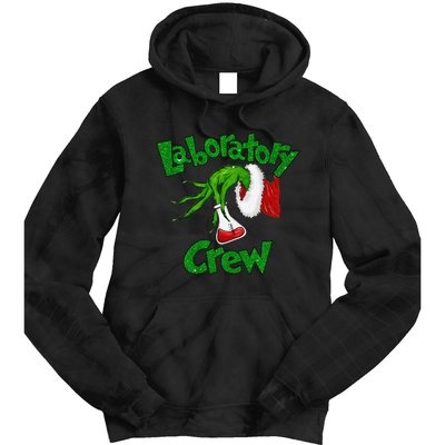 Laboratory Crew Nurse Stethoscope Christmas Xmas Nursing Tie Dye Hoodie