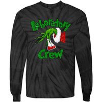 Laboratory Crew Nurse Stethoscope Christmas Xmas Nursing Tie-Dye Long Sleeve Shirt