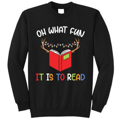 Librarian Christmas Oh What Fun Books Gift Funny Xmas Holiday Sweatshirt