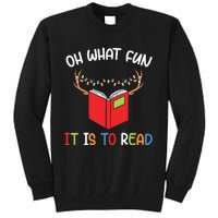 Librarian Christmas Oh What Fun Books Gift Funny Xmas Holiday Tall Sweatshirt