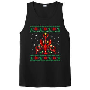 Lobster Christmas Ornat Tree Funny Xmas Gift Ugly Sweater Cool Gift PosiCharge Competitor Tank