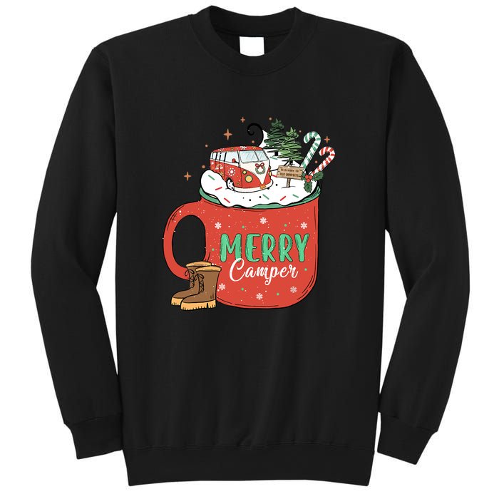 Love Camping On Christmas Morning Xmas Gift Sweatshirt