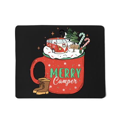 Love Camping On Christmas Morning Xmas Gift Mousepad