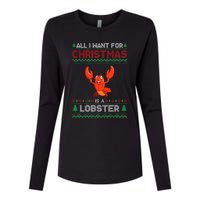 Lobster Christmas Outfits For Women Ugly Xmas Sweater Long Sleeve Womens Cotton Relaxed Long Sleeve T-Shirt