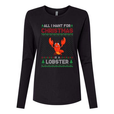 Lobster Christmas Outfits For Women Ugly Xmas Sweater Long Sleeve Womens Cotton Relaxed Long Sleeve T-Shirt