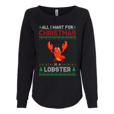 Lobster Christmas Outfits For Women Ugly Xmas Sweater Long Sleeve Womens California Wash Sweatshirt