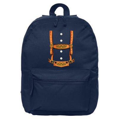 Lederhosen Costume Oktoberfest German Beer Fest 16 in Basic Backpack