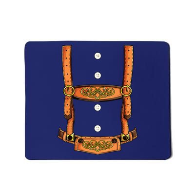 Lederhosen Costume Oktoberfest German Beer Fest Mousepad