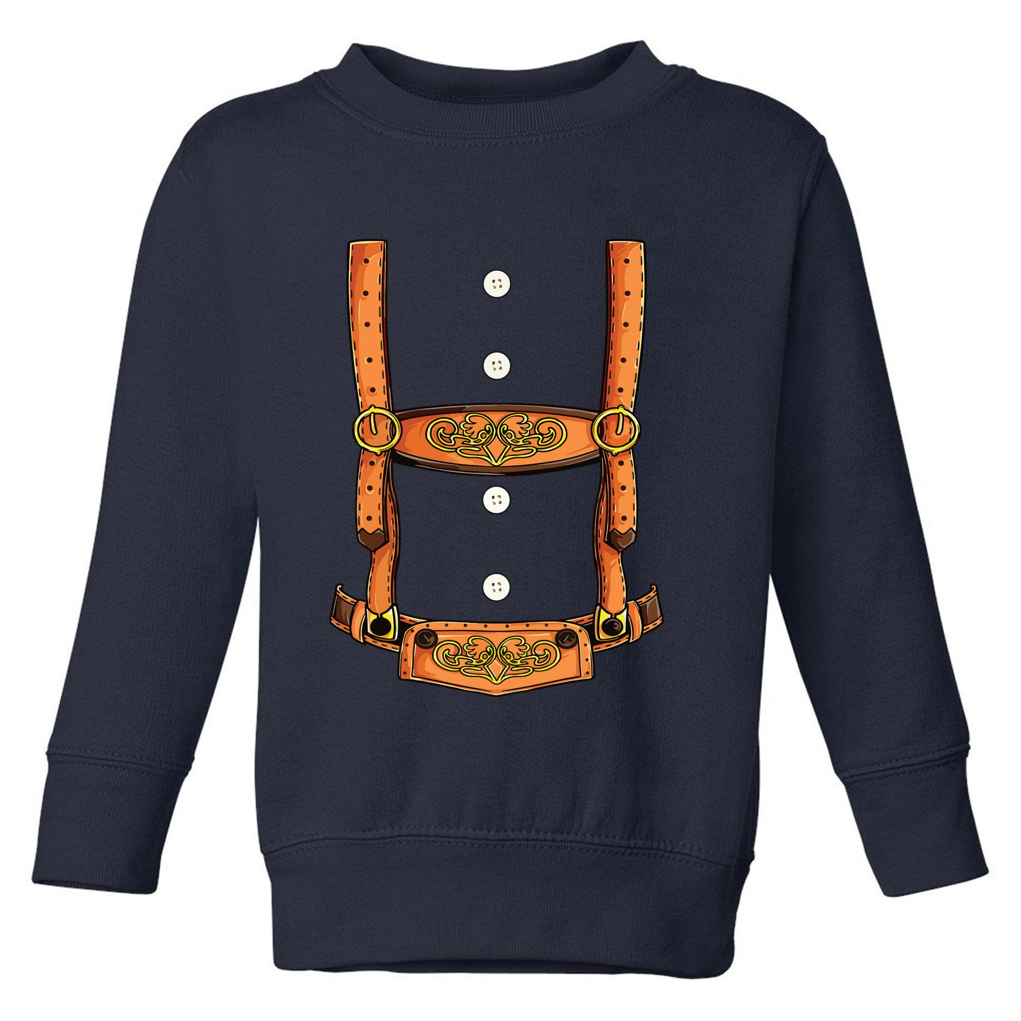 Lederhosen Costume Oktoberfest German Beer Fest Toddler Sweatshirt