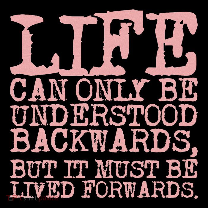 Life Can Only Be Understood Backwards Motivational Wool Snapback Cap