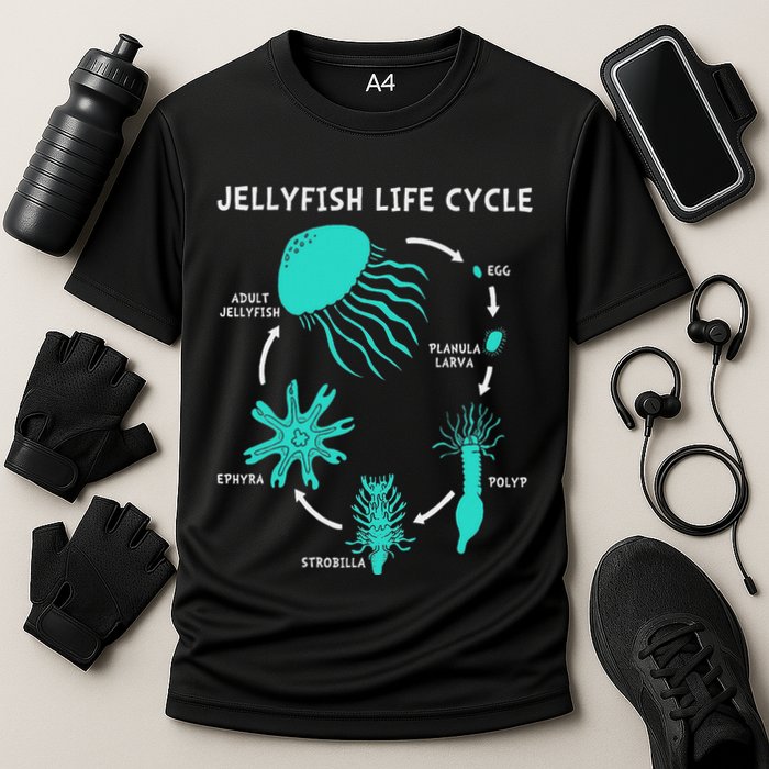 Life Cycle Of A Jellyfish Performance Shirt