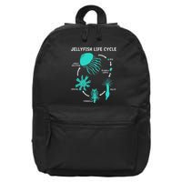 Life Cycle Of A Jellyfish 16 in Basic Backpack