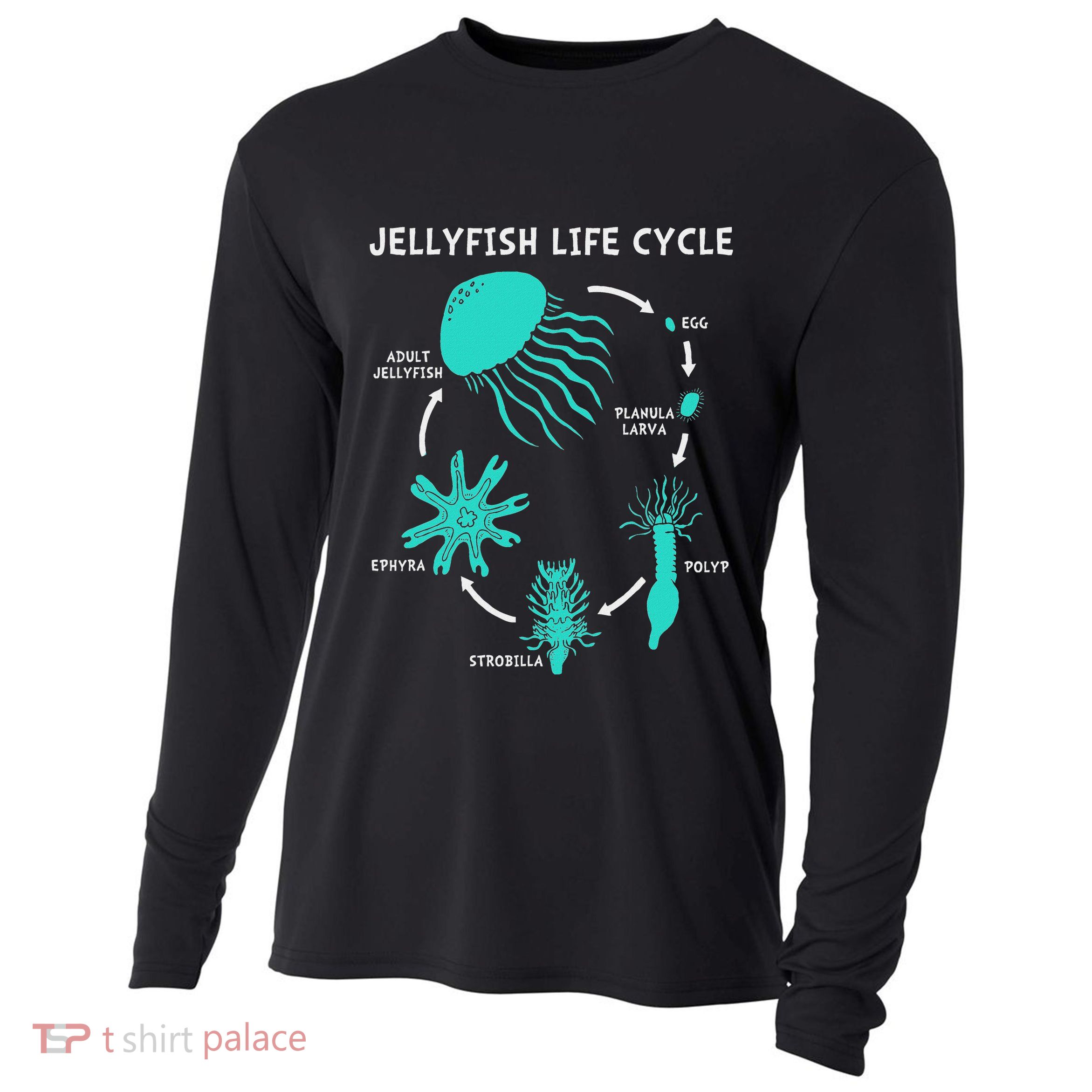 Life Cycle Of A Jellyfish Cooling Performance Long Sleeve Crew